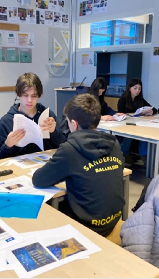 Van Gogh illustrasjon tablet