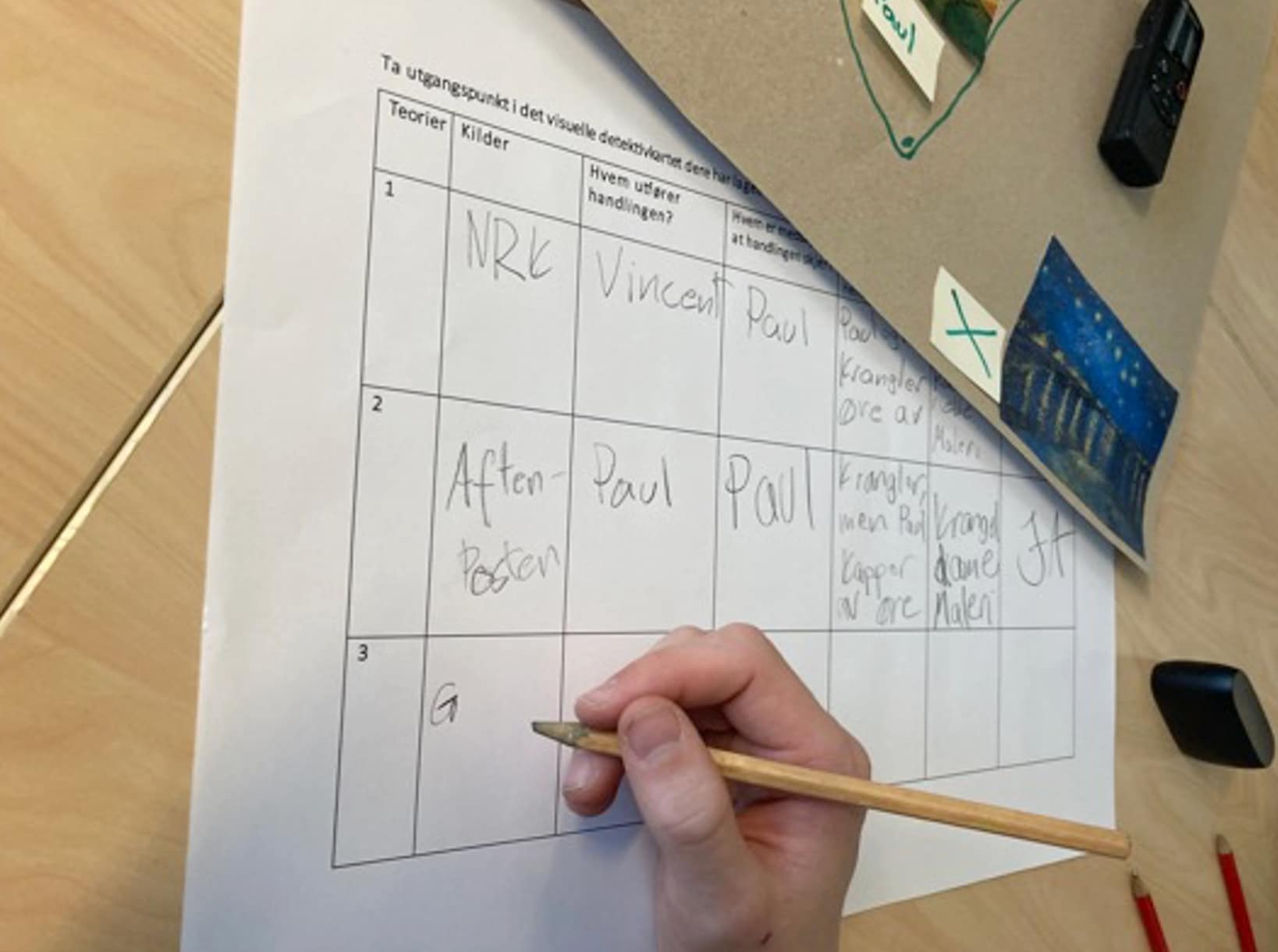 Van Gogh illustrasjon mobil